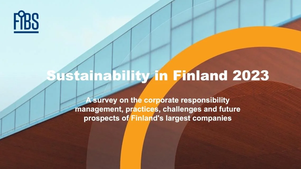 Discover the latest insights on sustainability in Finland from the 2023 survey by FIBS