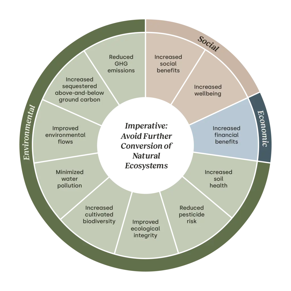 Regenerative Agriculture metrics: cross-sectoral regenerative agriculture outcomes